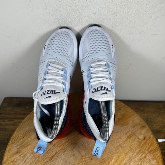 Nike Air Max 270 USA White Navy Red Men\'s Size 6 Shoes DJ5172-100 main image 6